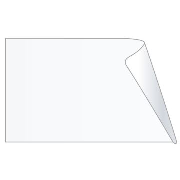 Unishield Clear Label Protector, 4-7/8" x 3"