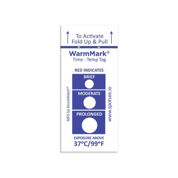 WarmMark Single-Use Temperature Indicator 37C/99F