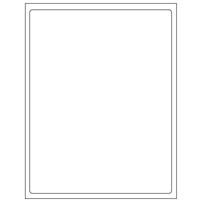 Desktop Laser Labels, 8-1/2" x 11.0" main product photo