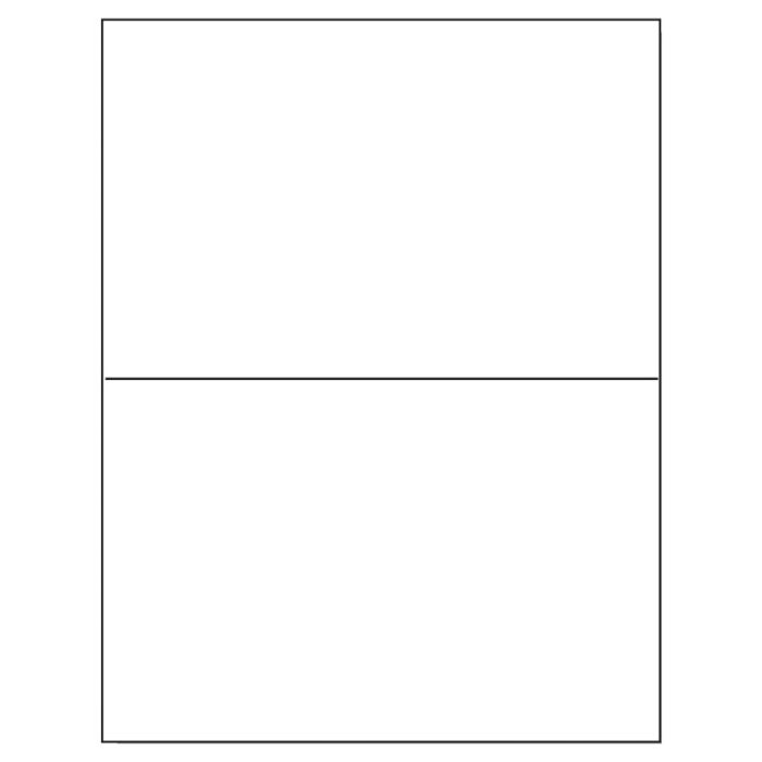 Desktop Laser Labels, 8-1/2" x 5-1/2" main product photo