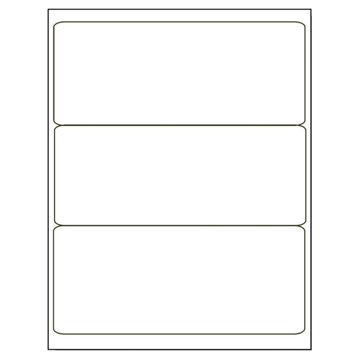 Desktop Laser Labels, 8.0" x 3.0" main product photo
