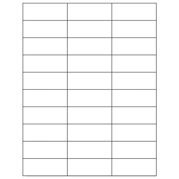 Desktop Laser Labels, High Speed, 2-13/16" x 1.1" main product photo