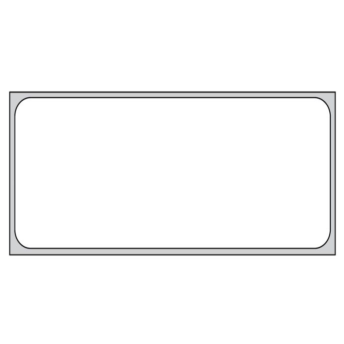 OMNICELL Direct Thermal Printer Label, 1" Core,  2" x 4"