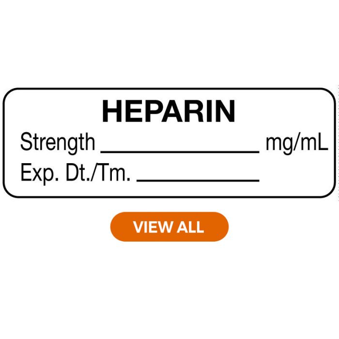Anesthesia Labels Drug Names From G to N