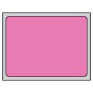 Thermal Transfer Labels, Pink Brite, 4.0" x 3.0"