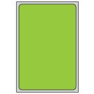 Thermal Transfer Labels, Green Brite, 4.0" x 6.0"