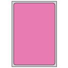 Thermal Transfer Labels, Pink Brite, 4" x 6"