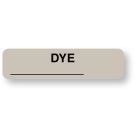 Anesthesia Label, Dye, 1-1/4" x 5/16"