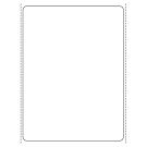 Direct Thermal Printer Label, 1" Core, 4" x 3"