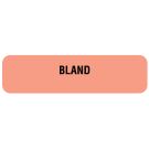 Bland, Nutrition Communication Labels, 1-1/4" x 5/16"