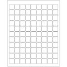 Laser Printer Label, 3/4" x 3/4"