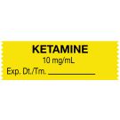 Anesthesia Tape, Ketamine 10 mg/mL, 1-1/2" x 1/2"