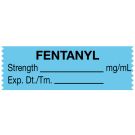 Anesthesia Tape, Fentanyl mg/mL, 1-1/2" x 1/2"