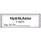 Anesthesia Tape, HydrALAzine 5 mg/mL , 1-1/2" x 1/2"