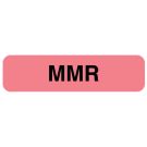 Vaccine Label, MMR, 1-1/4" x 5/16"