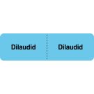Dilaudid, I.V. Line Identification Label, 3" x 7/8"