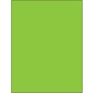 Laser/Inkjet Printer Label, 8-1/2" x 11", Green