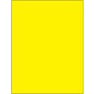 Laser/Inkjet Printer Label, 8-1/2" x 11", Yellow