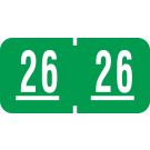 GBS/VRE Compatible 2026 Year Label, 1-1/2" x 3/4"