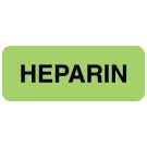Medication ID Label, Heparin  2 1/4" x 7/8