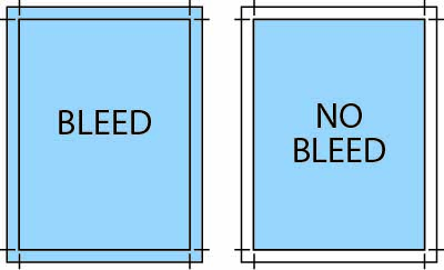 Bleed and No-bleed Printing