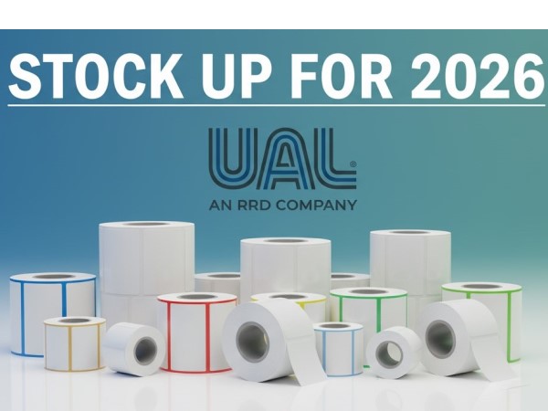 Image that spells out the word STOCK UP FOR 2026!