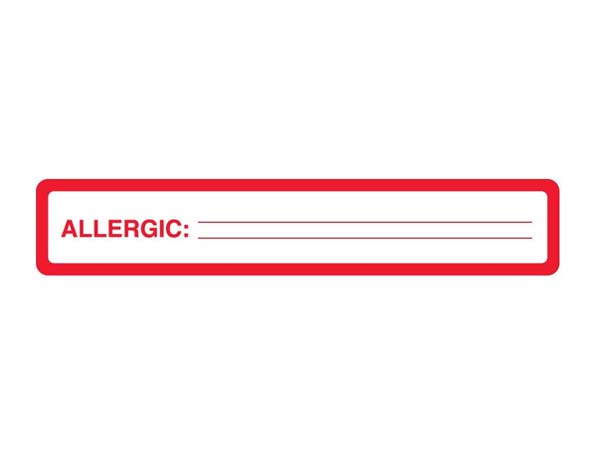 Allergy Labels