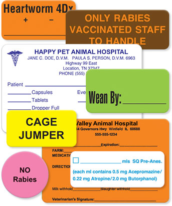 Custom Veterinary Labels